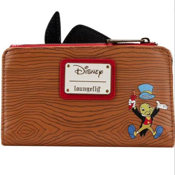 NWT LOUNGEFLY PINOCCHIO Mini backpack and Wallet - Picture 3 of 7